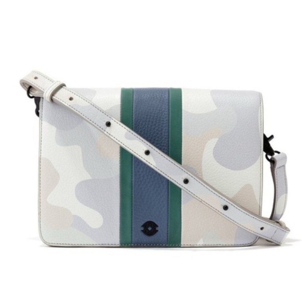 NEW Dagne Dover Stylish Haze Camo Leather Crossbody Bag Spring Summer Ch…